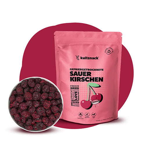 Gefriergetrocknete-Sauerkirschen