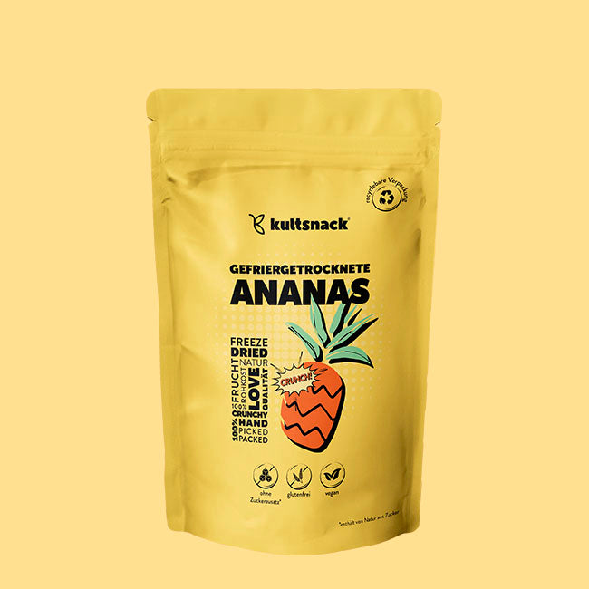 Gefriergetrocknete-Ananas-Vorteilsgroesse