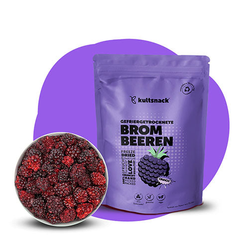 Gefriergetrocknete-Brombeeren