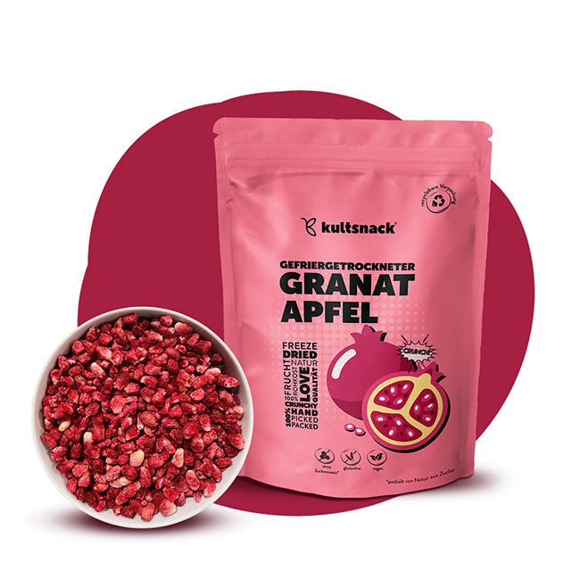 Gefriergetrockneter-Granatapfel-Granatapfelkerne