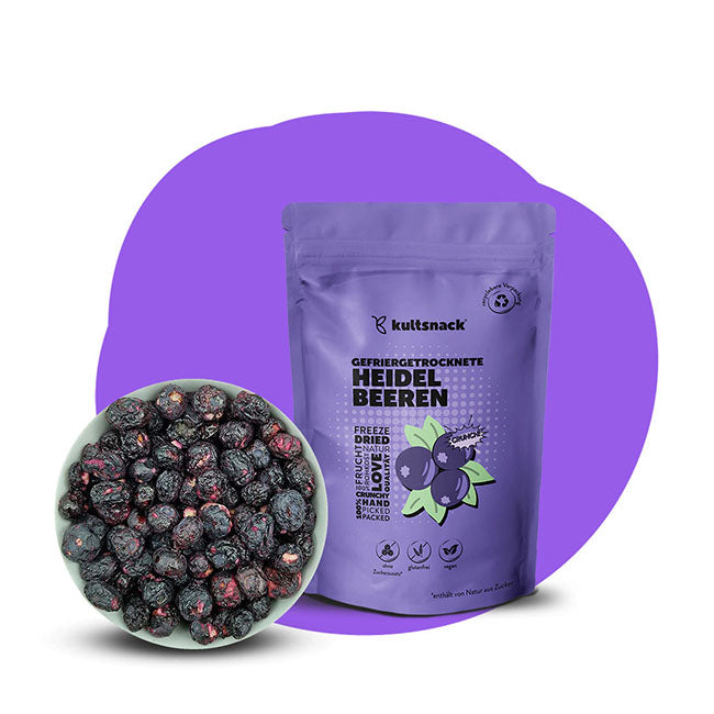 Gefriergetrocknete-Heidelbeeren