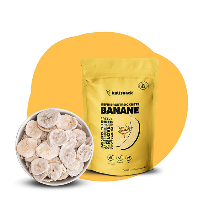 Banane-Gefriergetrocknete-Fruechte