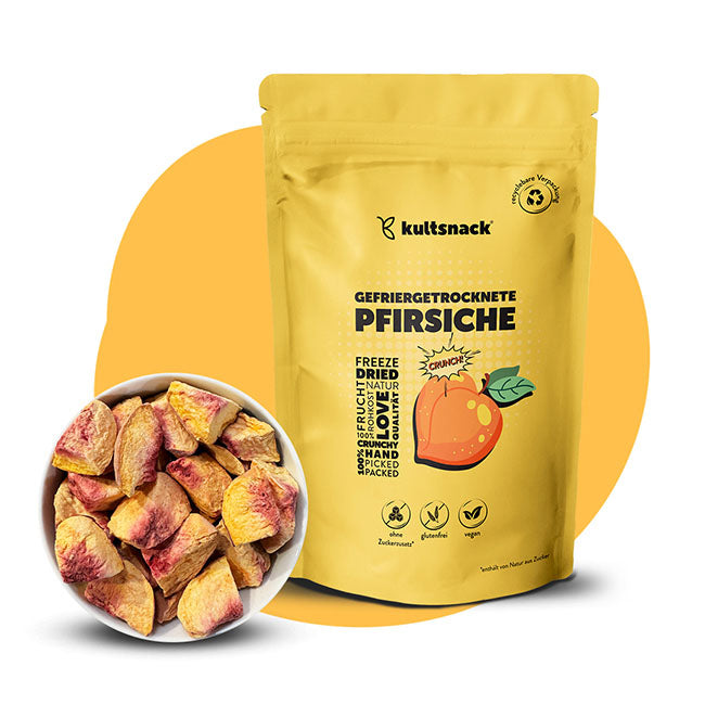Sommer-Trend-Bundle-gefriergetrocknete-Pfirsiche