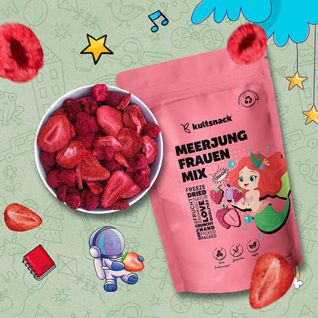 Weltentdecker-Knabber-Set-gefriergetrocknete-Fruechte-Meerjungfrauen-Mix